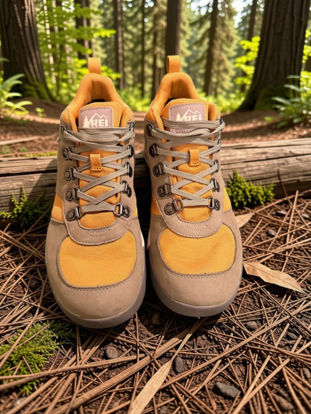 REI Co-op Trailmade Waterproof Hiking / Trekking Shoes Men’s 9.5 Gray Ochre